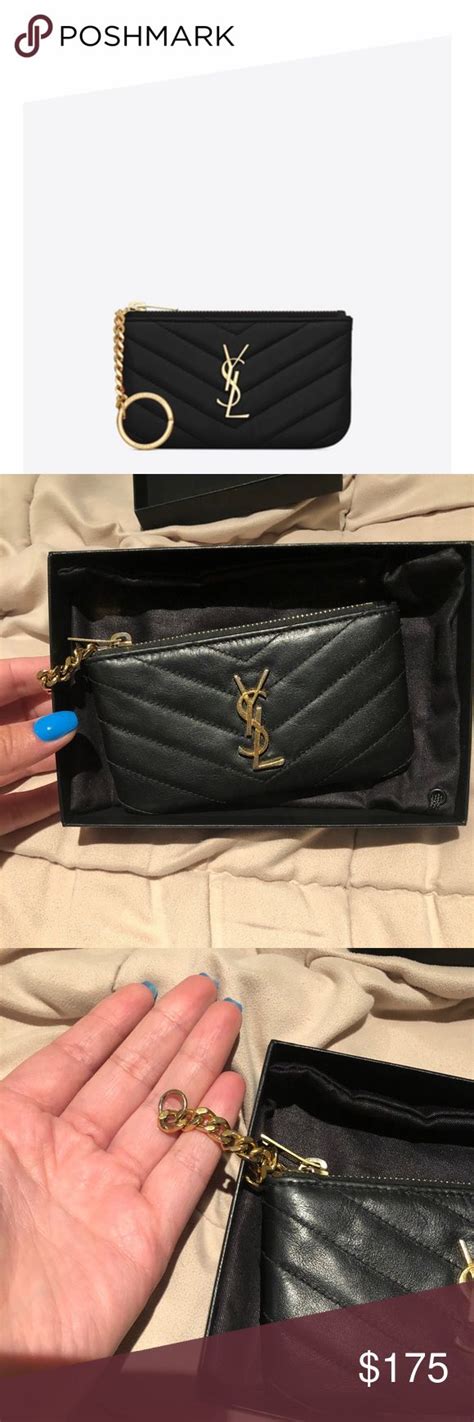 ysl keyring pouch|YSL keychains.